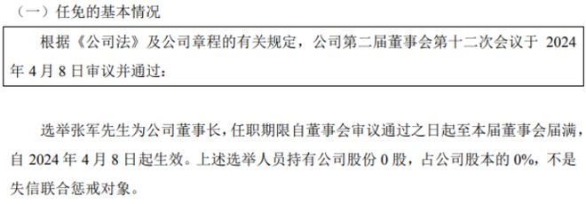 嘉广科技选举张军为公司董事长 2023年上半年公司亏损11329万(图1)